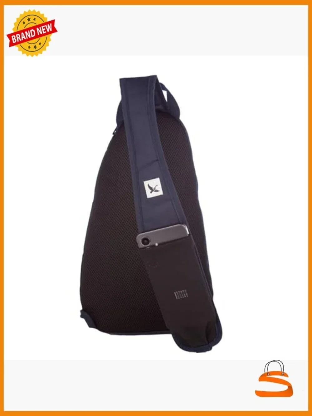 RFID-Blocking Travel Sling Bag - Lightweight Crossbody Security Backpack